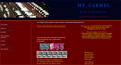 Desktop Screenshot of mtcarmelwine.com